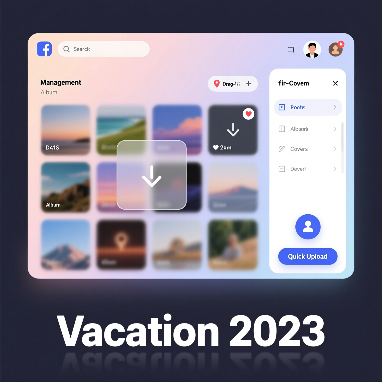 Gestion des photos sur Facebook